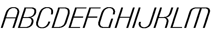 PPTalisman CompactLightItalic Instance Font UPPERCASE