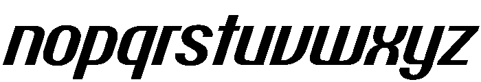 PPTalisman CompactSemiboldItalic Instance Font LOWERCASE