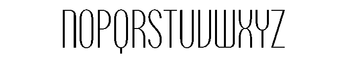 PPTalisman CompressedExtralight Instance Font UPPERCASE