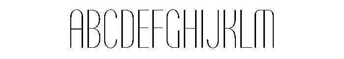 PPTalisman CompressedHairline Instance Font UPPERCASE