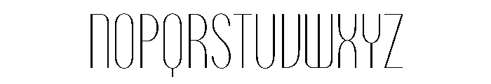PPTalisman CompressedHairline Instance Font UPPERCASE