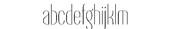 PPTalisman CompressedHairline Instance FONT