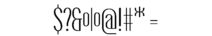 PPTalisman CompressedLight Instance Font OTHER CHARS