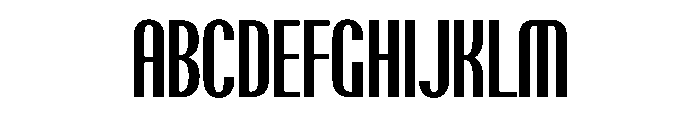 PPTalisman CompressedSemibold Instance Font UPPERCASE