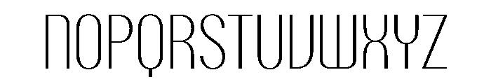 PPTalisman CondensedExtralight Instance Font UPPERCASE