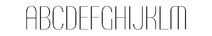 PPTalisman CondensedHairline Instance Font UPPERCASE