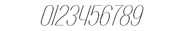 PPTalisman CondensedHairlineItalic Instance Font OTHER CHARS