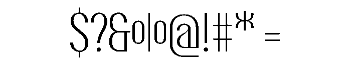 PPTalisman CondensedLight Instance Font OTHER CHARS