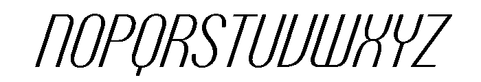 PPTalisman CondensedLightItalic Instance Font UPPERCASE