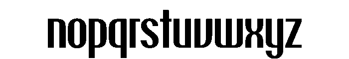 PPTalisman CondensedSemibold Instance Font LOWERCASE