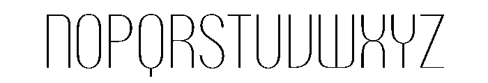 PPTalisman CondensedThin Instance Font UPPERCASE