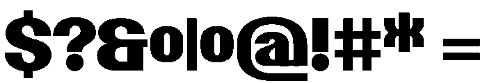 PPTalisman Extrabold Instance Font OTHER CHARS