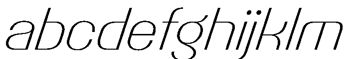 PPTalisman ExtralightItalic Instance FONT