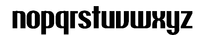 PPTalisman NarrowBold Instance Font LOWERCASE