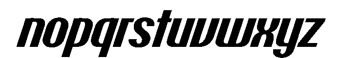 PPTalisman NarrowBoldItalic Instance Font LOWERCASE