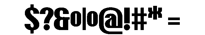 PPTalisman NarrowExtrabold Instance Font OTHER CHARS