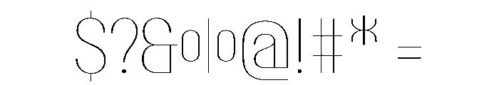 PPTalisman NarrowHairline Instance Font OTHER CHARS