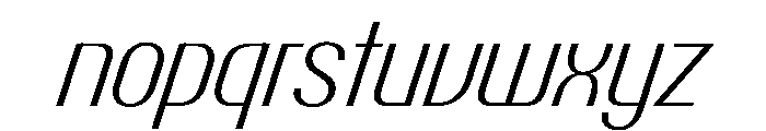 PPTalisman NarrowLightItalic Instance Font LOWERCASE