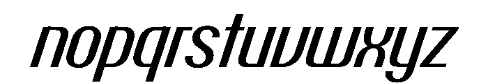 PPTalisman NarrowMediumItalic Instance Font LOWERCASE