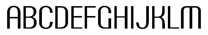 PPTalisman NarrowRegular Instance Font UPPERCASE