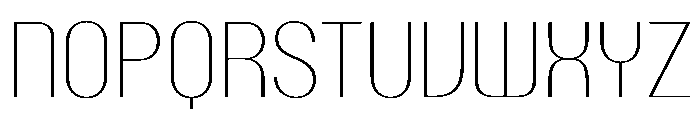 PPTalisman NarrowThin Instance Font UPPERCASE