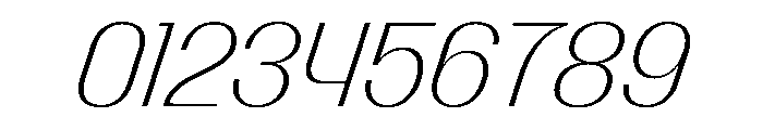 PPTalismanCompact ExtralightItalic Instance Font OTHER CHARS