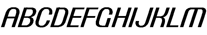PPTalismanCompact MediumItalic Instance Font UPPERCASE