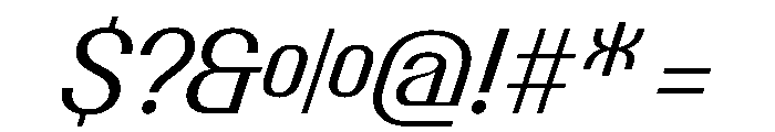 PPTalismanCompact RegularItalic Instance Font OTHER CHARS