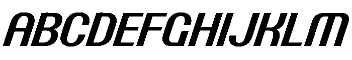 PPTalismanCompact SemiboldItalic Instance Font UPPERCASE