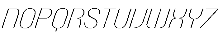 PPTalismanCompact ThinItalic Instance Font UPPERCASE