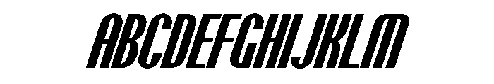 PPTalismanCompressed BoldItalic Instance Font UPPERCASE