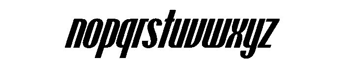 PPTalismanCompressed BoldItalic Instance Font LOWERCASE