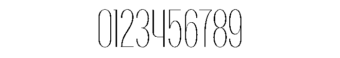 PPTalismanCompressed Hairline Instance Font OTHER CHARS
