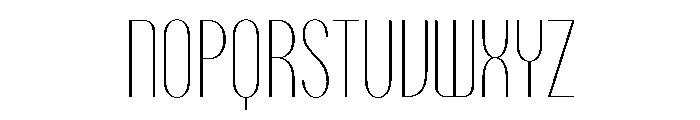 PPTalismanCompressed Hairline Instance Font UPPERCASE