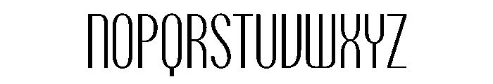 PPTalismanCompressed Light Instance Font UPPERCASE