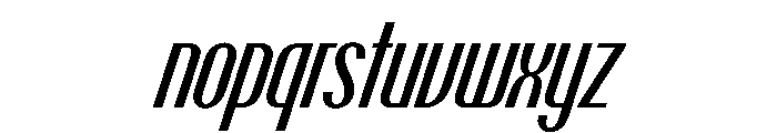 PPTalismanCompressed MediumItalic Instance Font LOWERCASE