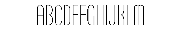 PPTalismanCompressed Thin Instance Font UPPERCASE