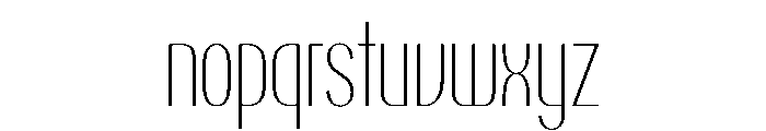 PPTalismanCompressed Thin Instance Font LOWERCASE