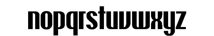 PPTalismanCondensed Bold Instance Font LOWERCASE