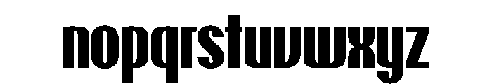 PPTalismanCondensed Extrabold Instance Font LOWERCASE