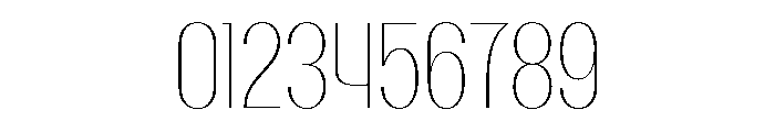 PPTalismanCondensed Hairline Instance Font OTHER CHARS