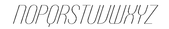 PPTalismanCondensed HairlineItalic Instance Font UPPERCASE