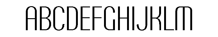 PPTalismanCondensed Light Instance Font UPPERCASE