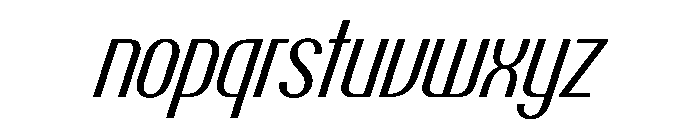 PPTalismanCondensed RegularItalic Instance Font LOWERCASE