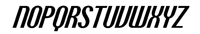 PPTalismanCondensed SemiboldItalic Instance Font UPPERCASE