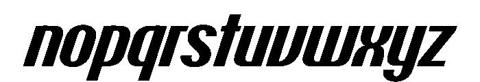 PPTalismanNarrow BoldItalic Instance Font LOWERCASE