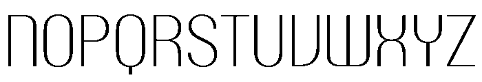 PPTalismanNarrow Extralight Instance Font UPPERCASE
