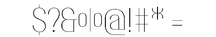 PPTalismanNarrow Hairline Instance Font OTHER CHARS