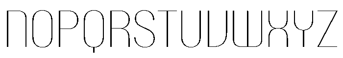 PPTalismanNarrow Hairline Instance Font UPPERCASE