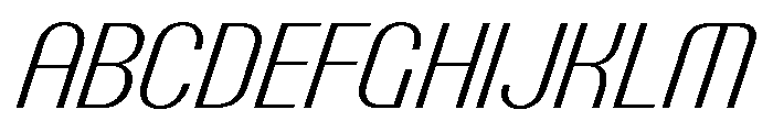 PPTalismanNarrow LightItalic Instance Font UPPERCASE
